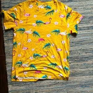 Flaming print shirt